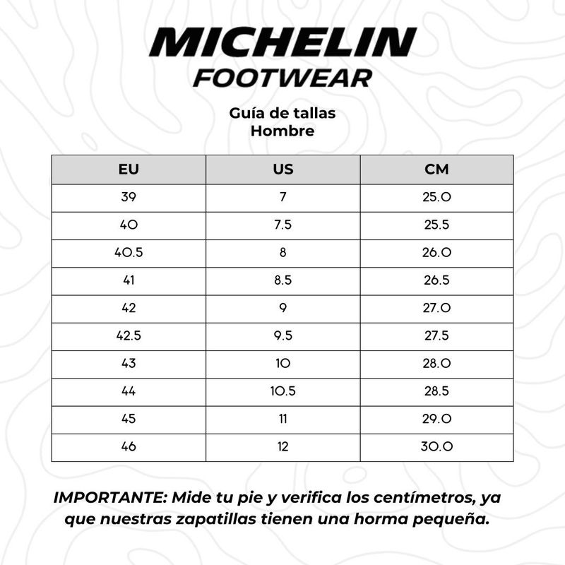 MICHELIN FOOTWEAR - Botín Outdoor Impermeable Hombre Negro Camel Michelin Footwear Dr05