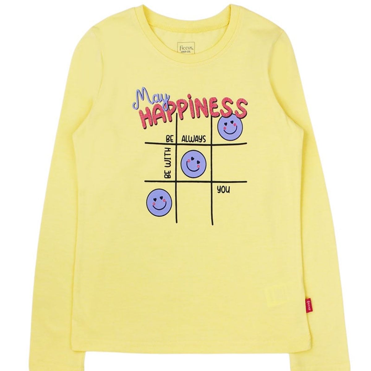 FICCUS - Polera Junior Niña Day To Day Amarillo