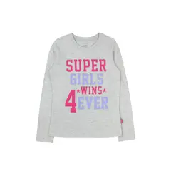 FICCUS - Polera Junior Niña Day To Day Gris