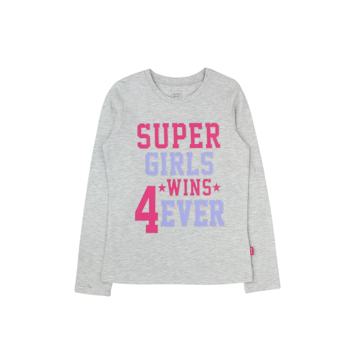 FICCUS - Polera Junior Niña Day To Day Gris