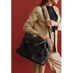GIANI DAFIRENZE - Cartera Mujer De Cuero Nemesis C1 Negro