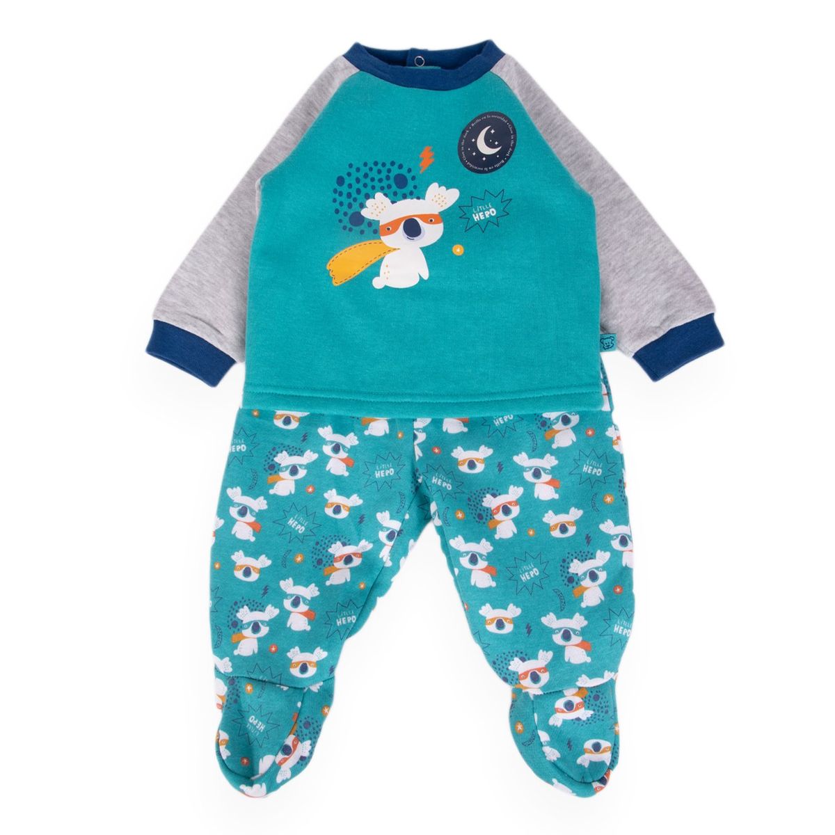 PILLIN - Pijama Bebe Niño Pillin - Verde