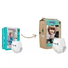 BAMBO NATURE - Pañal Ecológico Pants 5 Xl 11-17 Kg