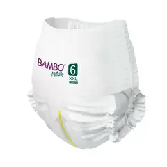 BAMBO NATURE - Pañal Ecológico Pants 6 Xxl 15+ Kg