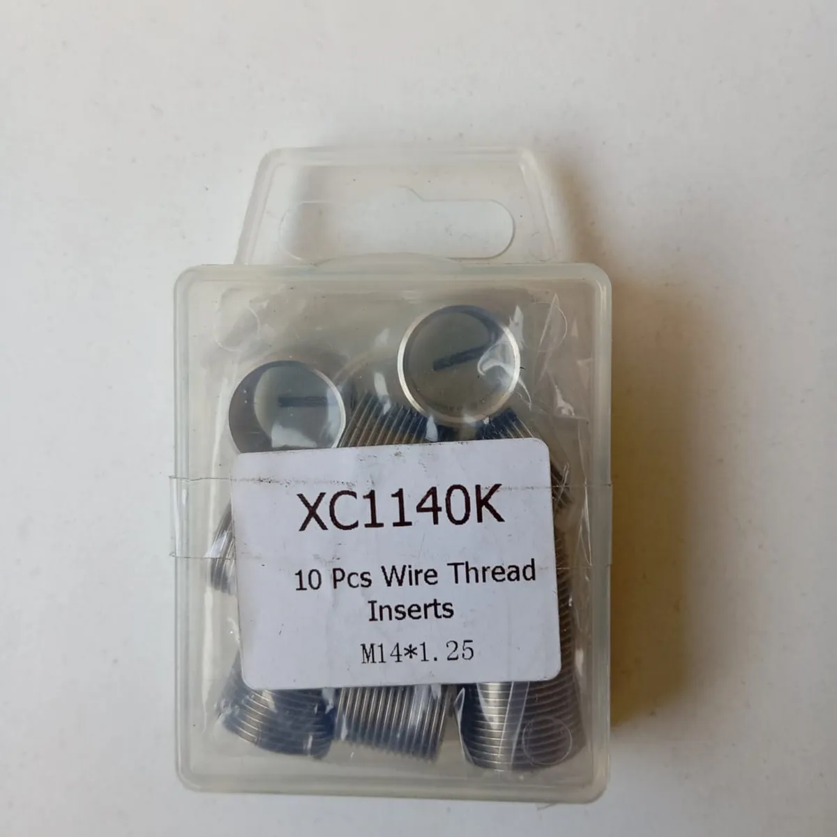 GENERICO - Insertos Helicoil De Acero M12 X 1.25 Pack 10 Unidades