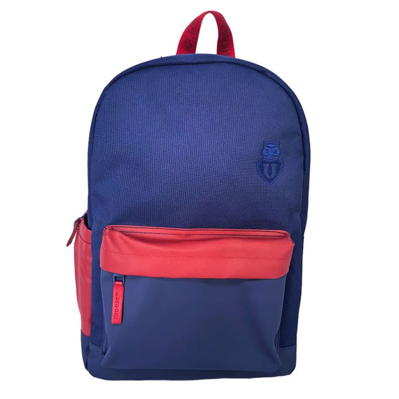 U DE CHILE - Mochila Escolar U De Chile 16 Litros Azul y Rojo - Azul