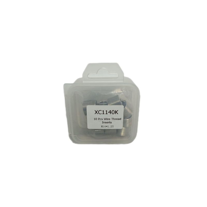 GENERICO - Insertos Helicoil De Acero M14 X 1.25 Pack 10 Unidades