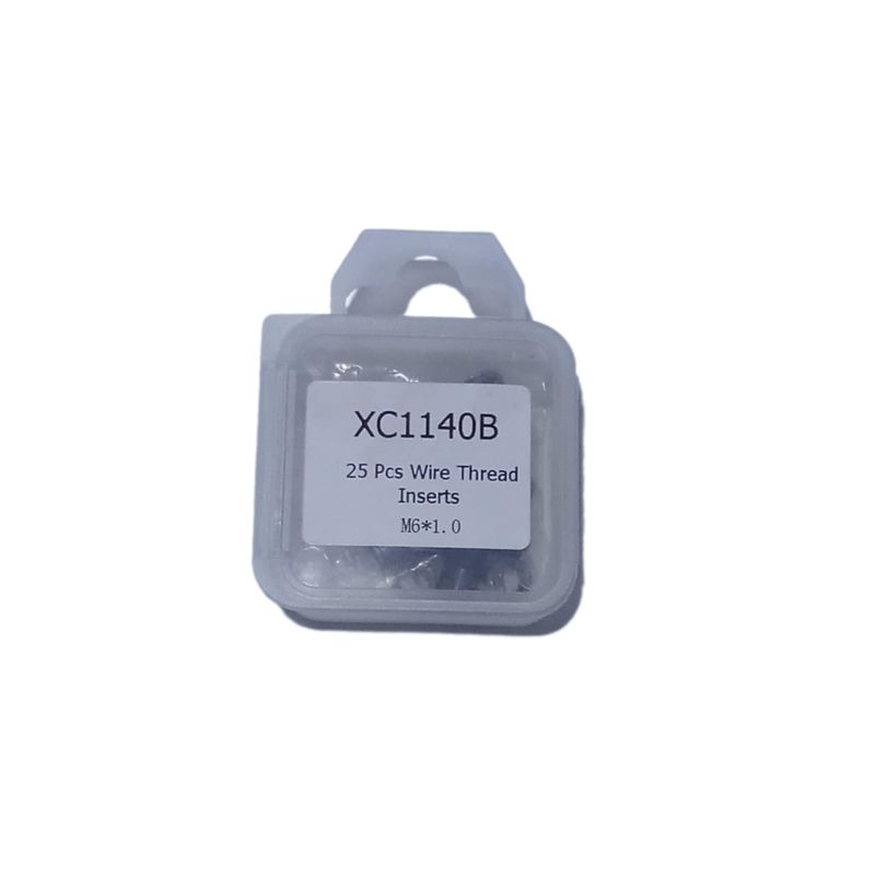 GENERICO - Insertos Helicoil De Acero M6 X 1 Pack 25 Unidades