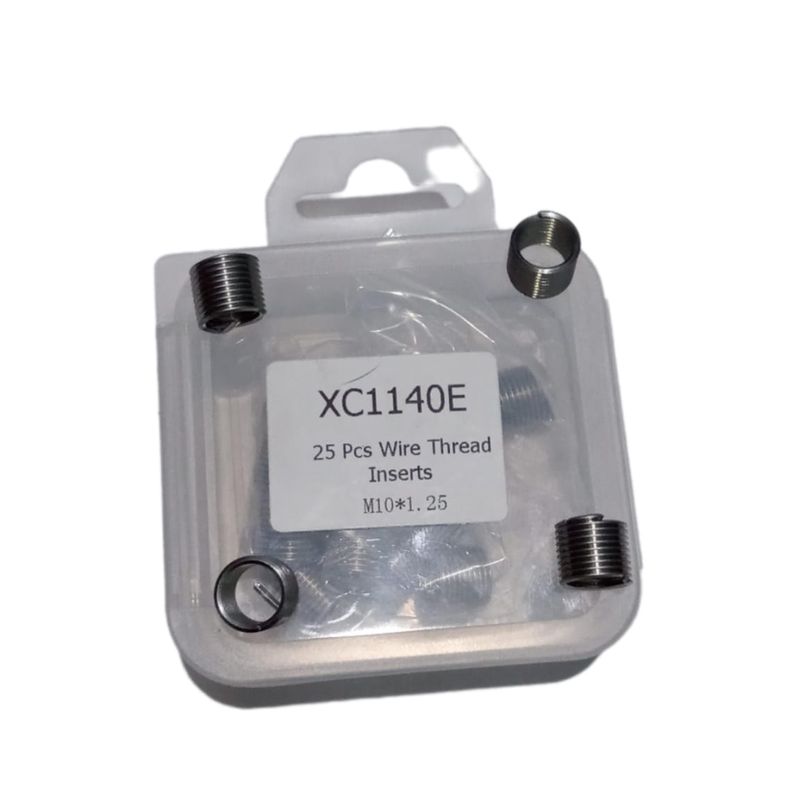 GENERICO - Inserto Helicoil M10 X 1.25 Pack X25und
