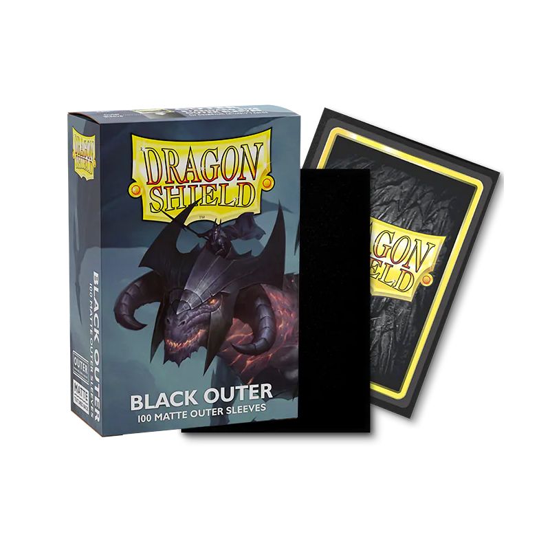 Dragon Shield - Protector de cartas Dragon Shield 100 - Standard Outer Sleeves Matte Black