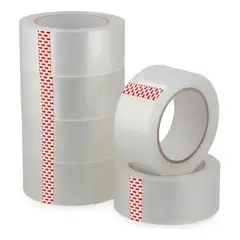 GENERICO - Cinta De Embalaje 48mm*100m*50mic Transparente - 6 uds