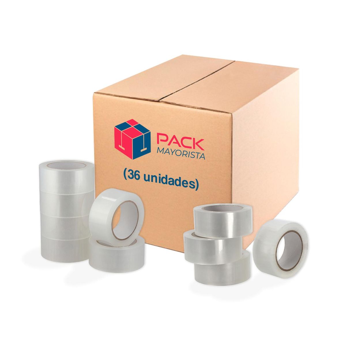 GENERICO - Cinta De Embalaje 48mm*100m*50mic Transparente - 36 uds