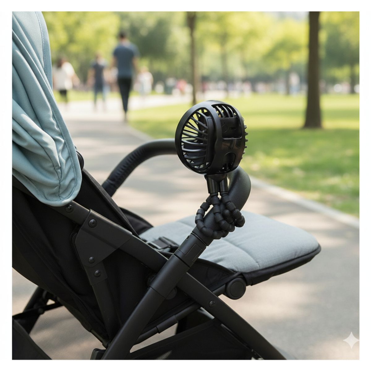 BEBESIT - Ventilador 360  multifuncional auto coche Bebe montable