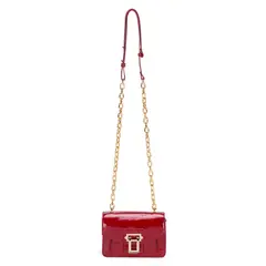 GACEL - Cartera - Retro Con Tapa Pequeña - - Burdeo