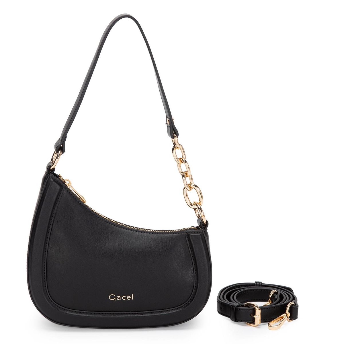GACEL - Cartera - Mujer - Bandolera Pequeña - Gacel - Negro