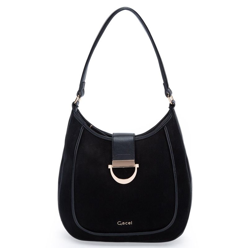 GACEL - Cartera - Oval Grande - Gacel - Negro
