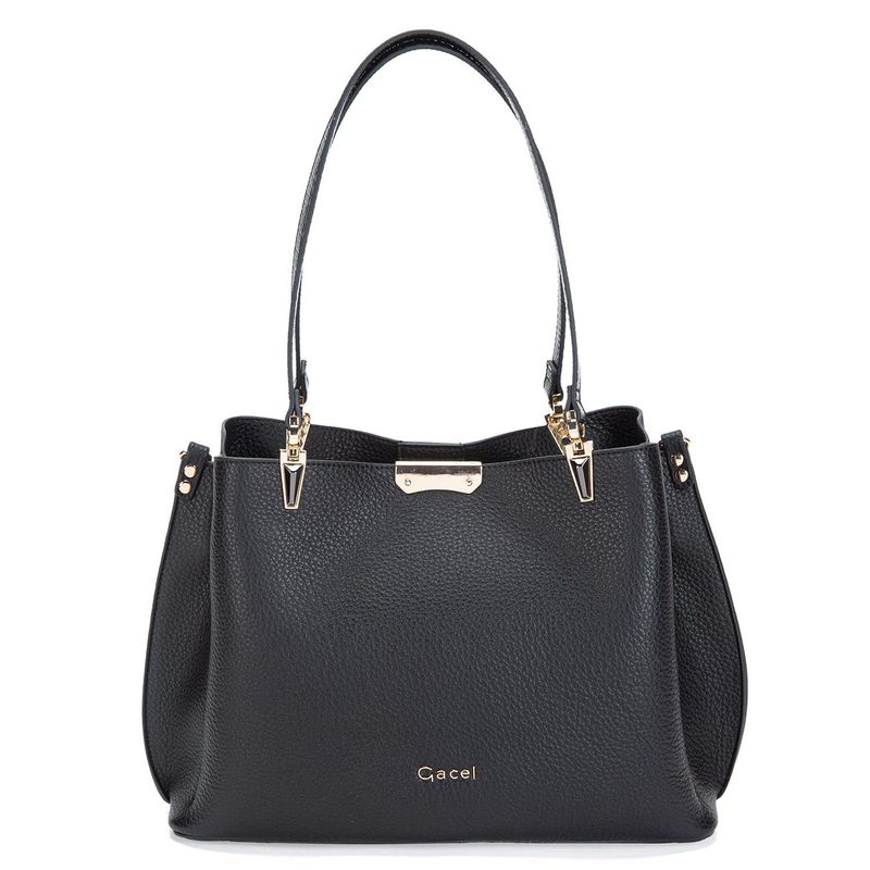 GACEL - Cartera - Dos Asas Grande - Gacel - Negro