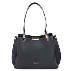 GACEL - Cartera - Dos Asas Grande - - Negro
