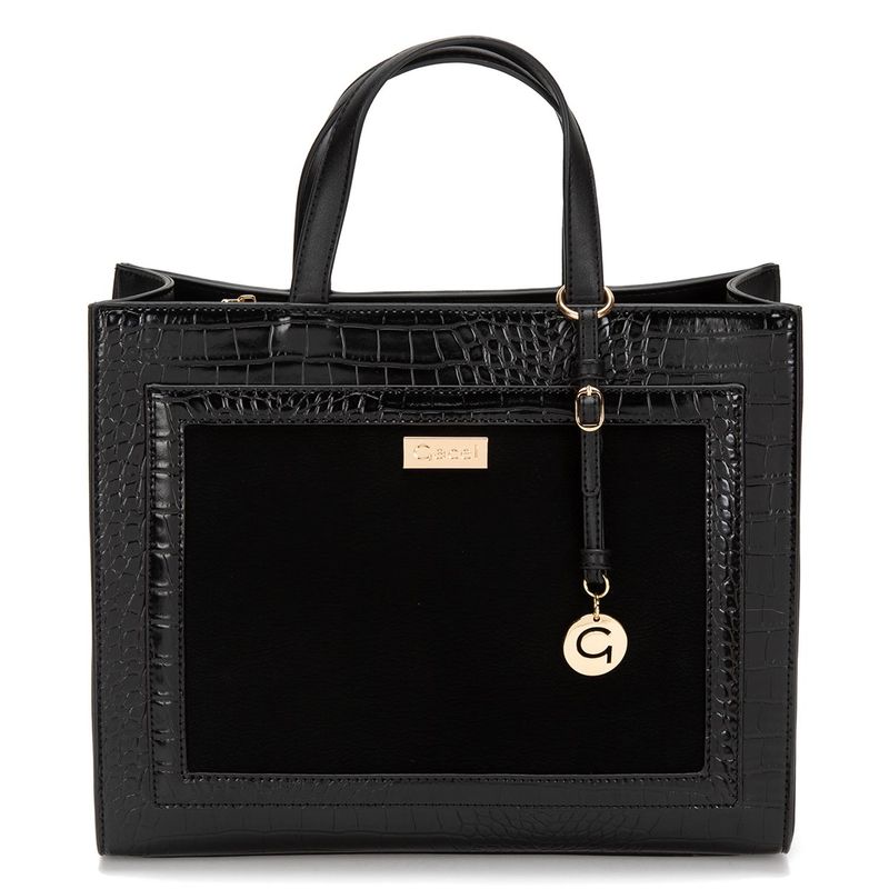 GACEL - Cartera - Dos Asas Grande - Gacel - Negro