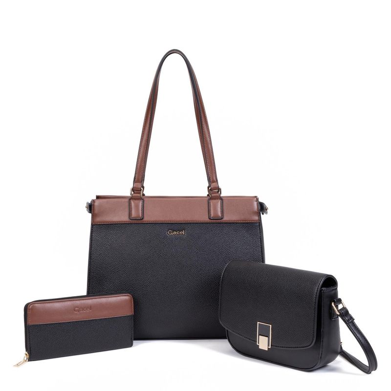 GACEL - Cartera - Shopping Promocional - Gacel - Chocolate