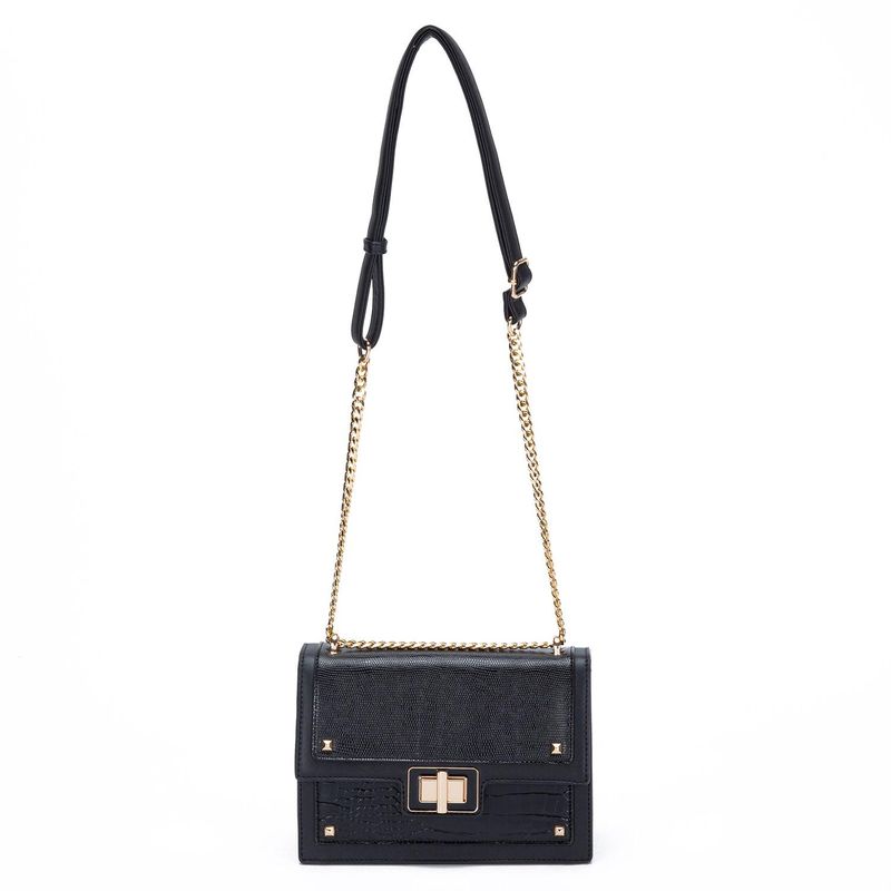 GACEL - Cartera - Retro con Tapa Grande - Gacel - Negro
