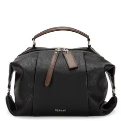 GACEL - Cartera - Dos Asas Grande - - Negro
