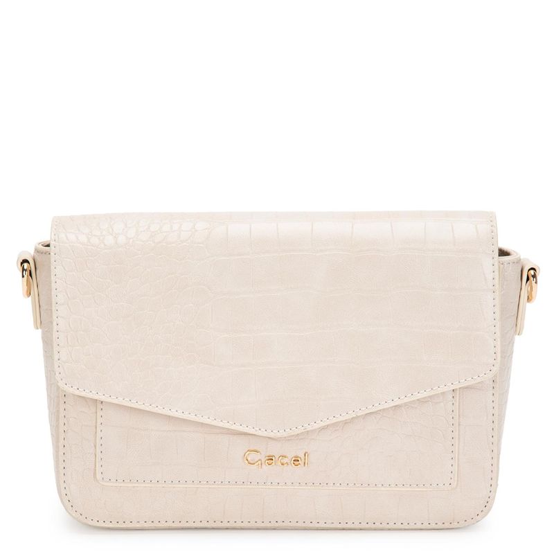 GACEL - Cartera - Bandolera Grande - Gacel - Off White