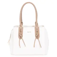 GACEL - Cartera - Dos Asas Grande - - Off White