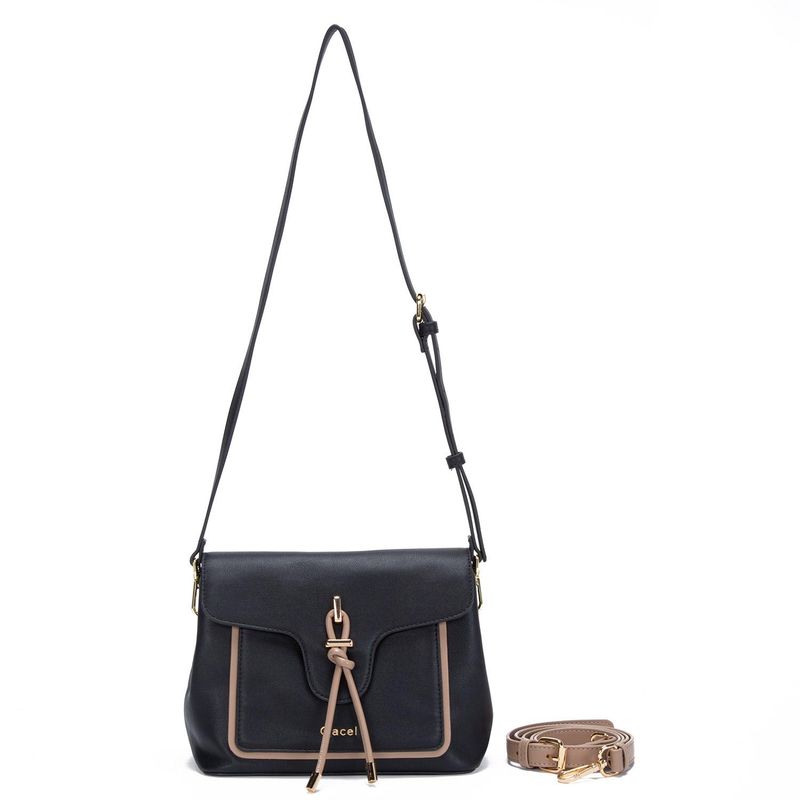 GACEL - Cartera - Bandolera Grande - Gacel - Negro