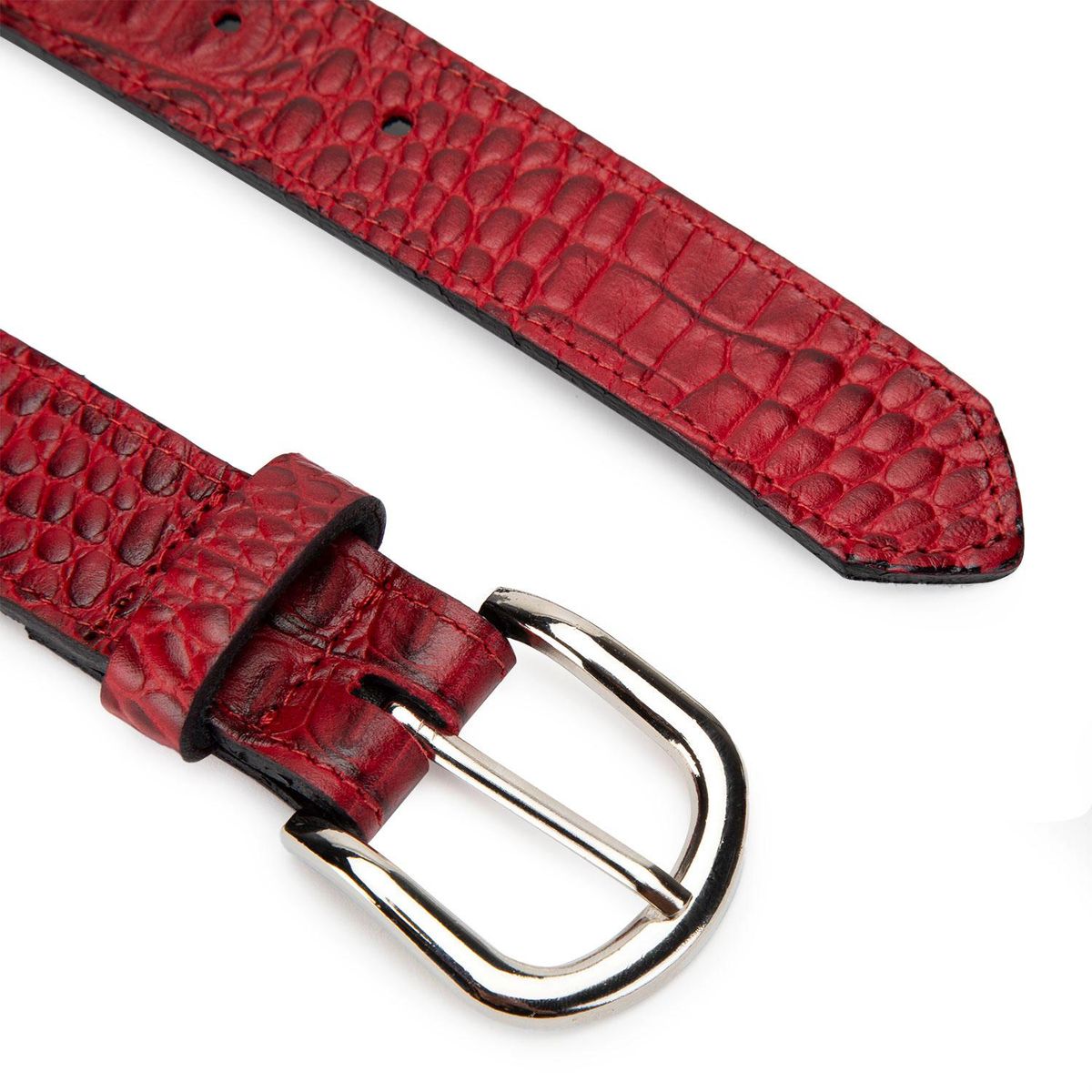 GACEL - Cinturón - Mujer - Ancho 3 cms - Gacel - Rojo