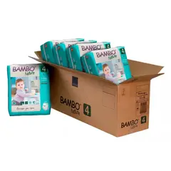 BAMBO NATURE - Caja Pañal Ecológico Pants 4 7-12 K