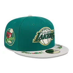 NEW ERA - Gorra 59Fifty Los Angeles Lakers NBA Novelty Holly Green Med