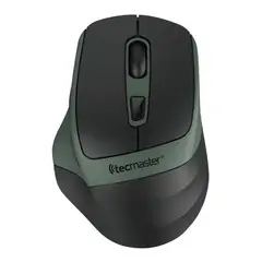 TECMASTER - Mouse Dual Bluetooth Recargable Inalámbrico NegroVerde