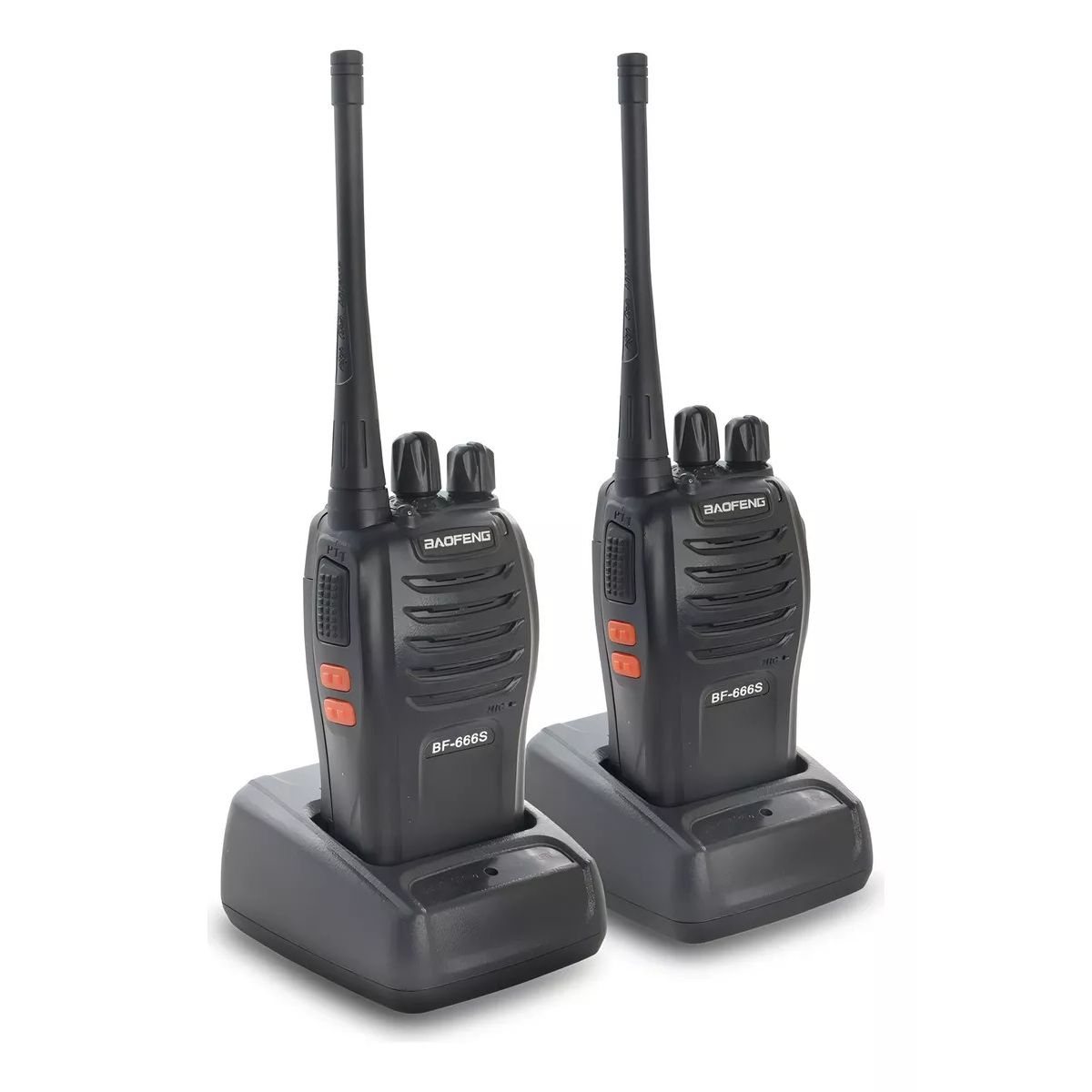 GENERICO - Pack X2 Radio Transmisor Intercomunicador 6km