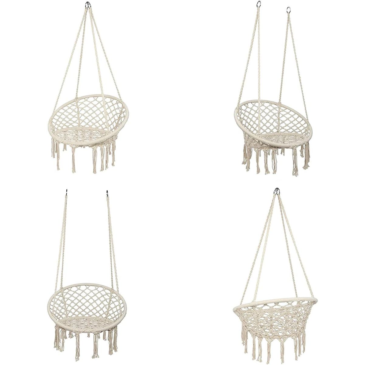 GENERICO - Silla Hamaca de Macramé Resistencia