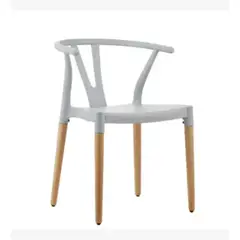 CORI CORI - Silla Wishbone - Polipropileno Gris