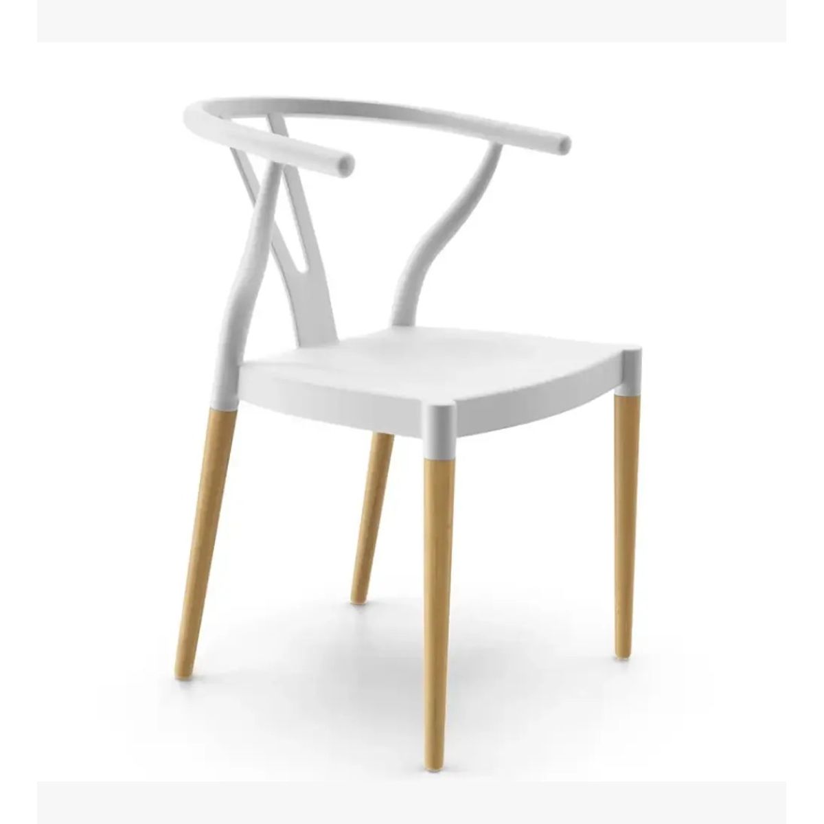 CORI CORI - Silla Wishbone - Polipropileno Blanco