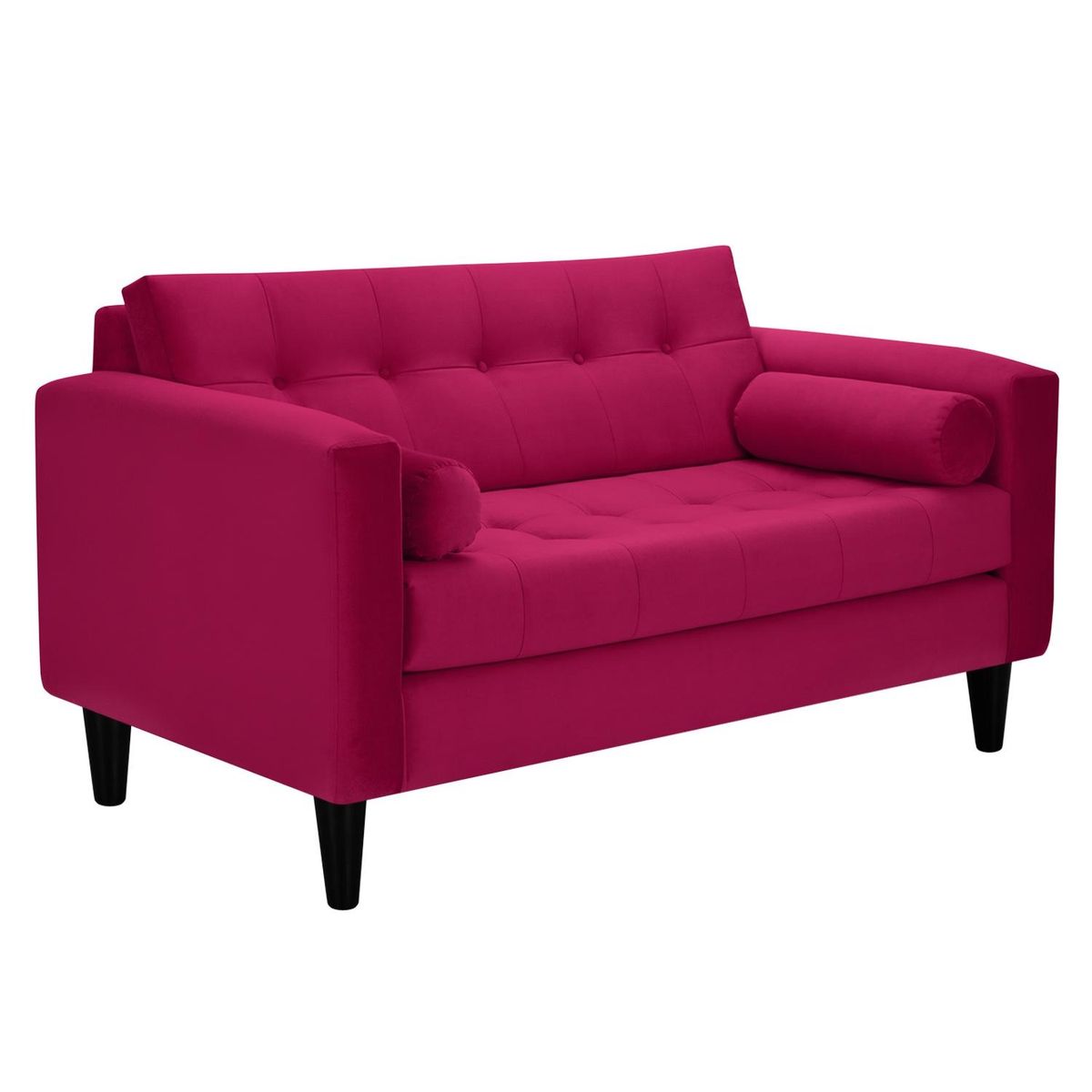 BODEVIR - Sofa Retro 2C Felpa 00 Burdeo