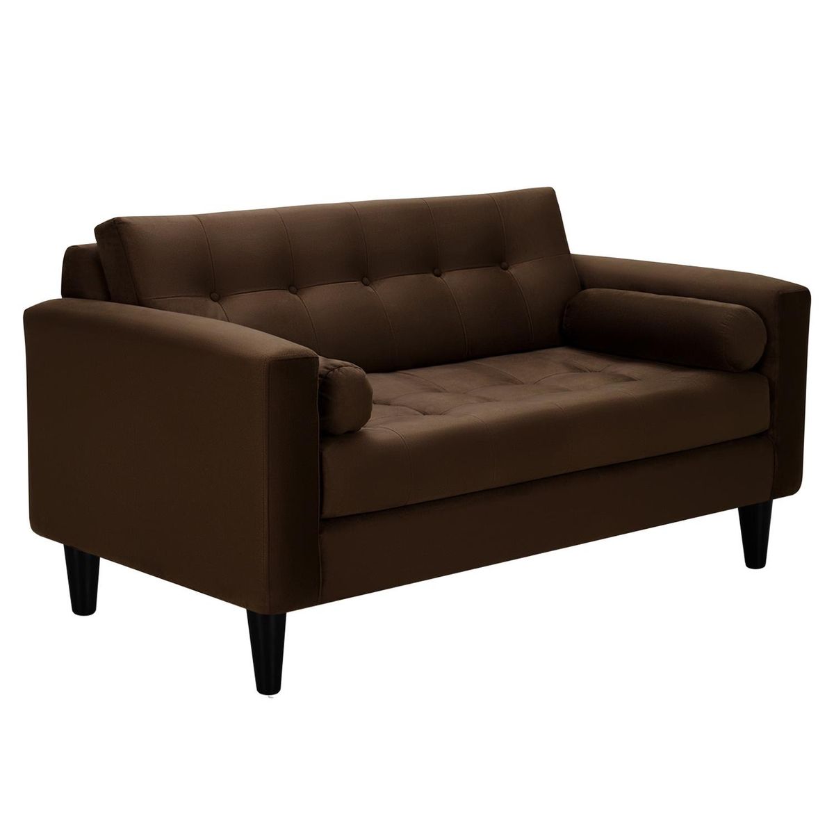 BODEVIR - Sofa Retro 2C Felpa 00 Chocolate