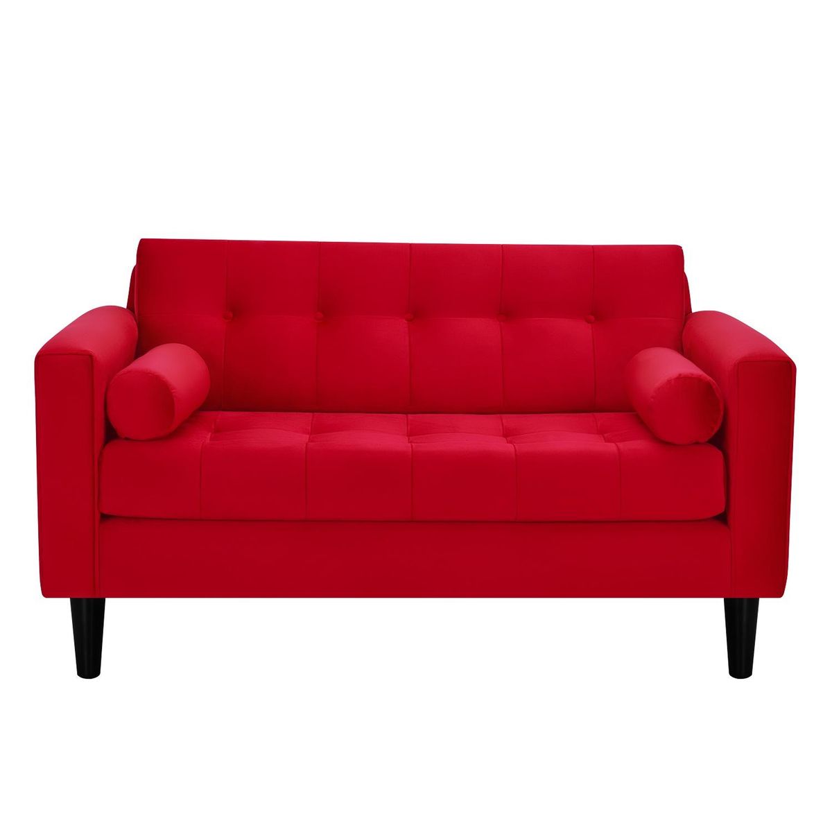 BODEVIR - Sofa Retro 2C Felpa 00 Rojo