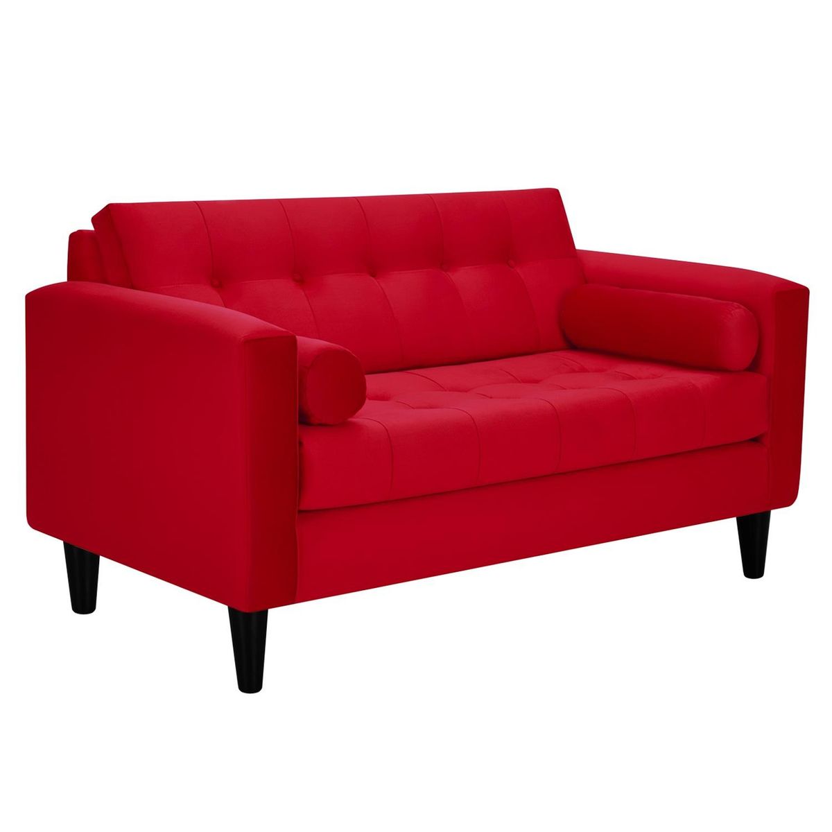 BODEVIR - Sofa Retro 2C Felpa 00 Rojo