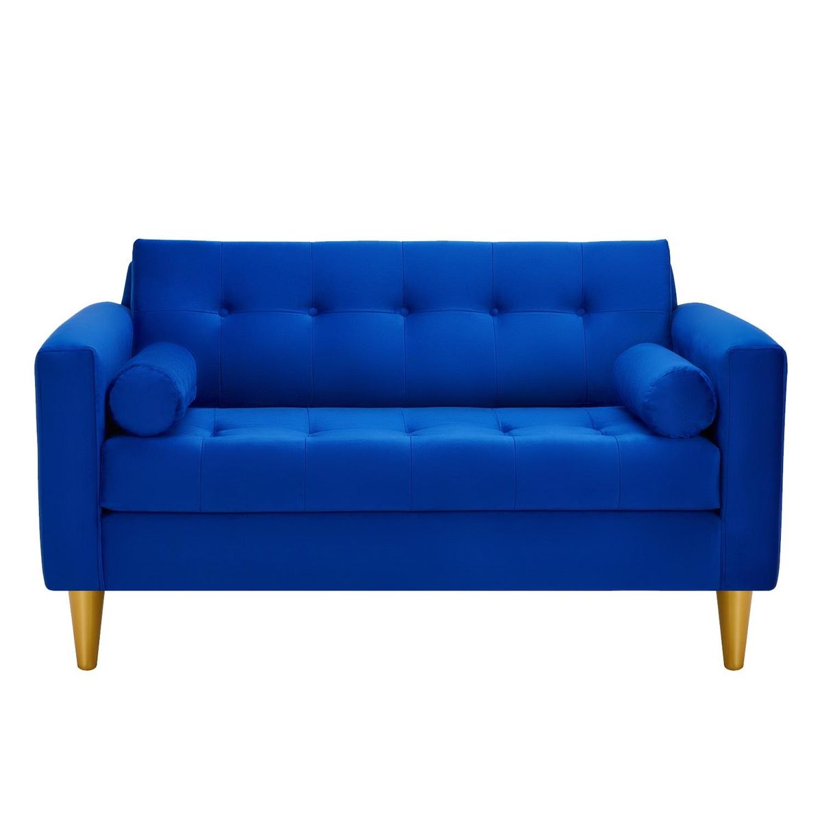 BODEVIR - Sofa Retro 2C Felpa 01 Azul Rey