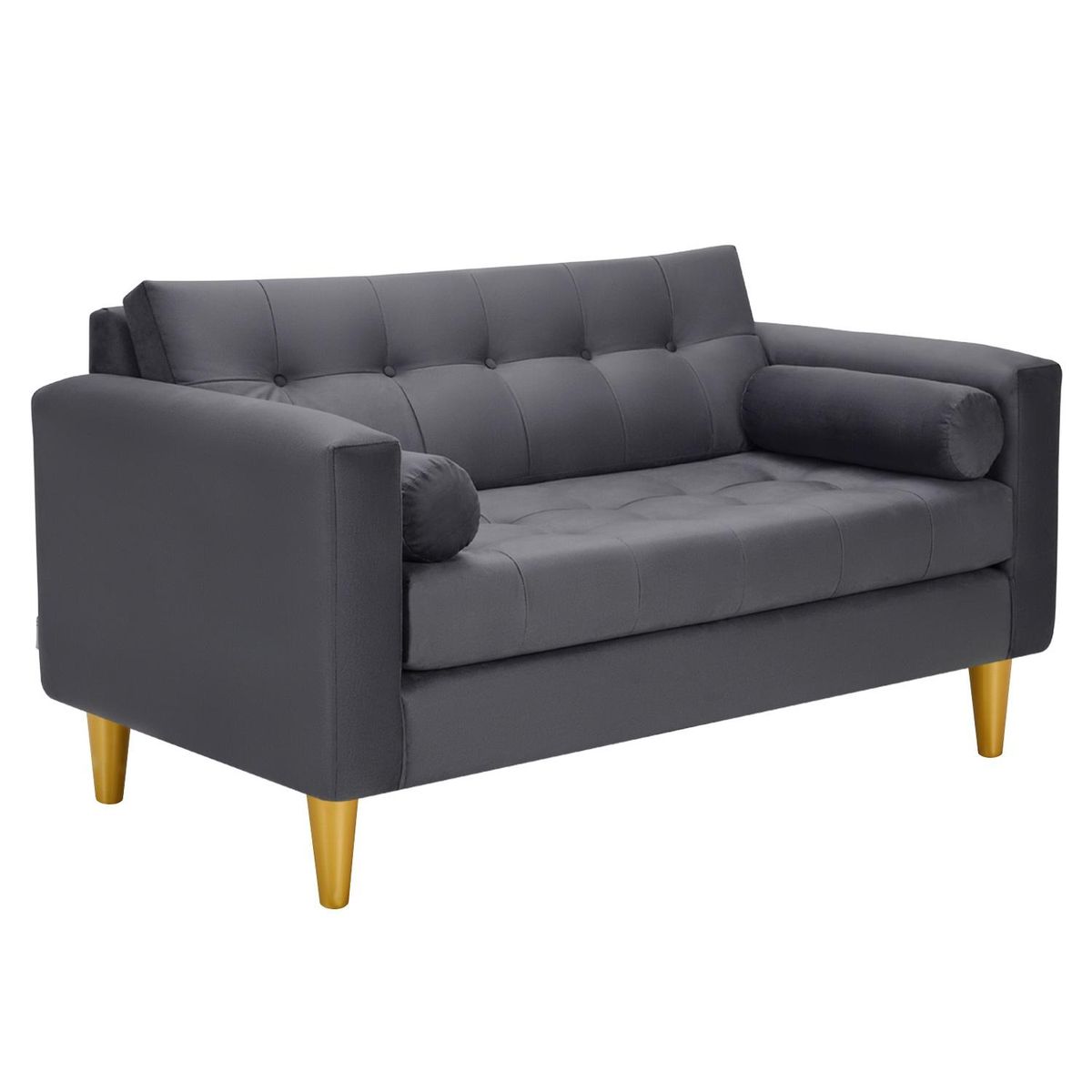 BODEVIR - Sofa Retro 2C Felpa 01 Gris