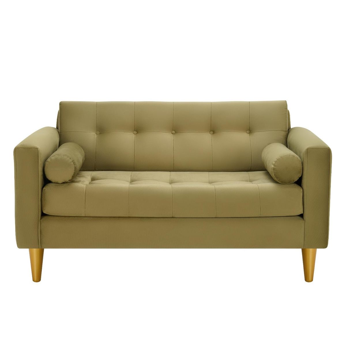 BODEVIR - Sofa Retro 2C Felpa 01 Verde Musgo