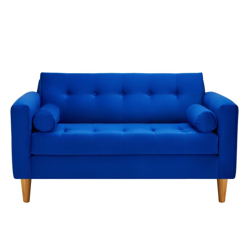 BODEVIR - Sofa Retro 2C Felpa 04 Azul Rey