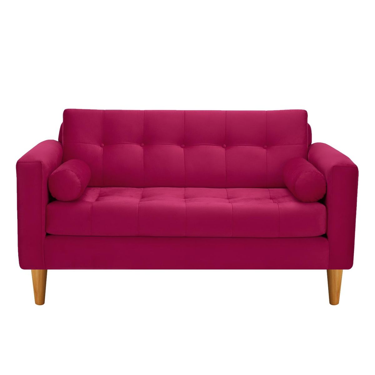 BODEVIR - Sofa Retro 2C Felpa 04 Burdeo