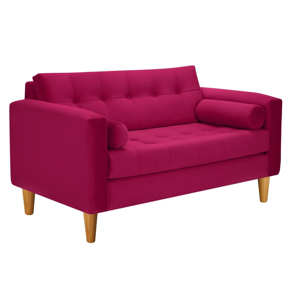 BODEVIR - Sofa Retro 2C Felpa 04 Burdeo