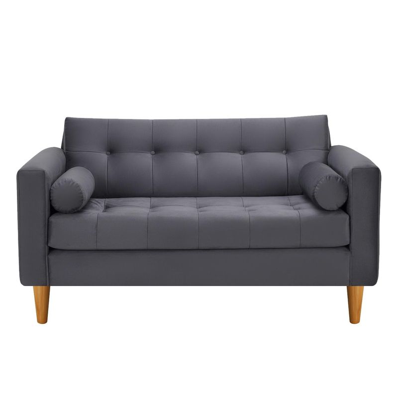 BODEVIR - Sofa Retro 2C Felpa 04 Gris