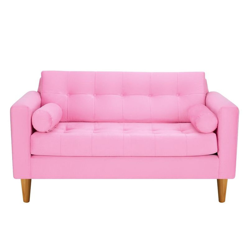 BODEVIR - Sofa Retro 2C Felpa 04 Rosado