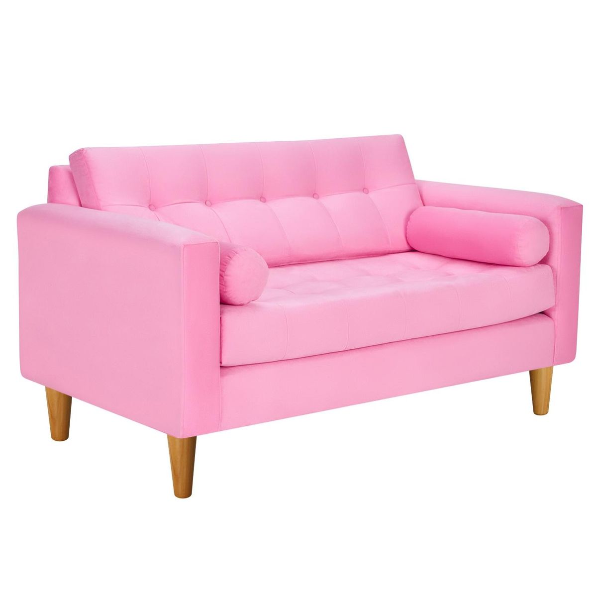 BODEVIR - Sofa Retro 2C Felpa 04 Rosado